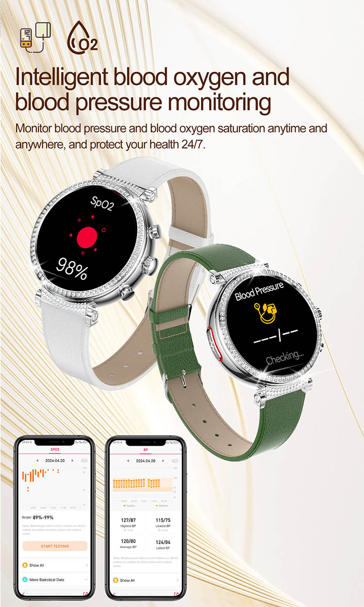TK28 blood oxygen blood pressure monitoring Smartwatch